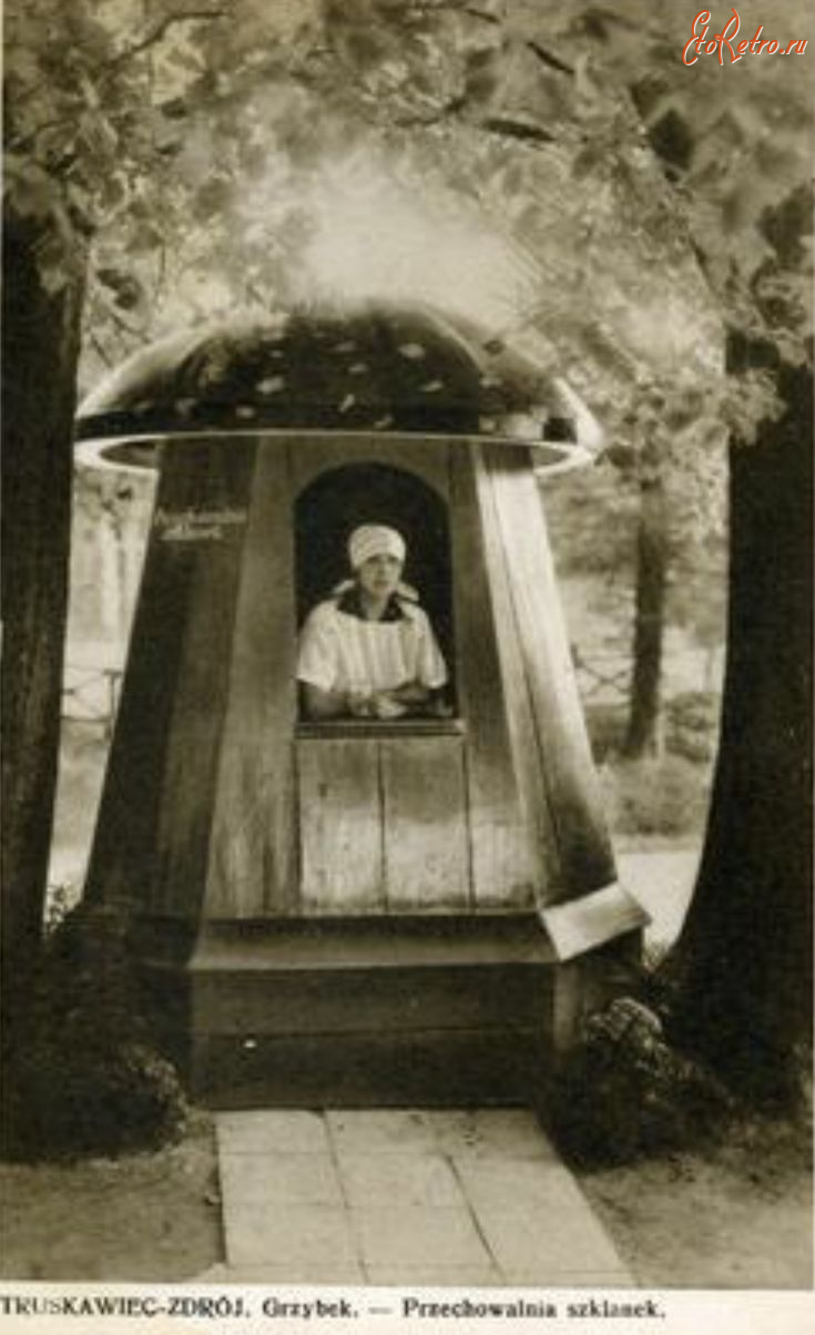 Трускавец - Трукавець-курорт.  Грибок для зберігання склянок.