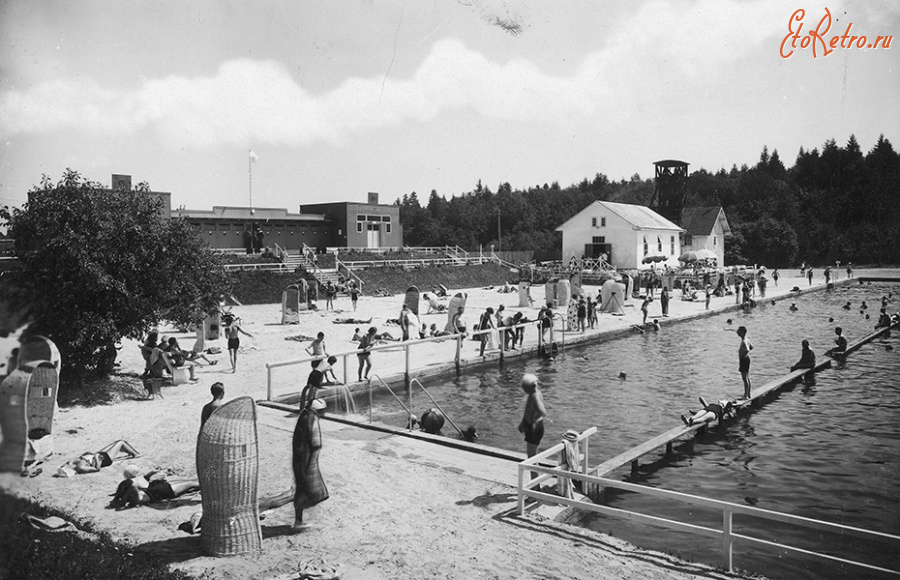 Трускавец - Трускавець-Помярки.  Купальне озеро з пляжем.