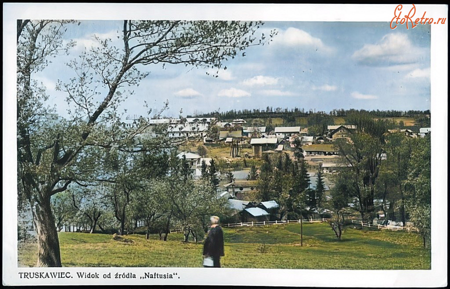 Трускавец - Трускавець.  Вигляд від джерела 