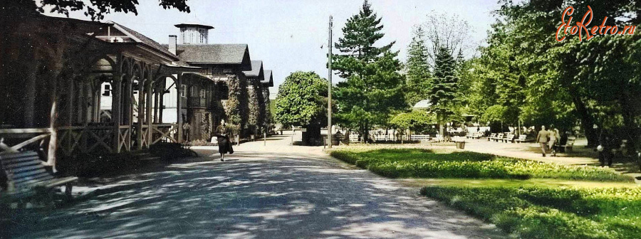 Трускавец - Трускавець.  Алея в парку.