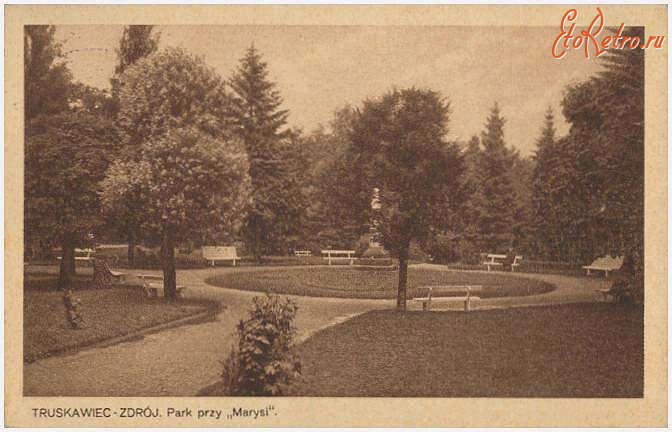Трускавец - Тускавець-курорт.  Парк при джерелі 