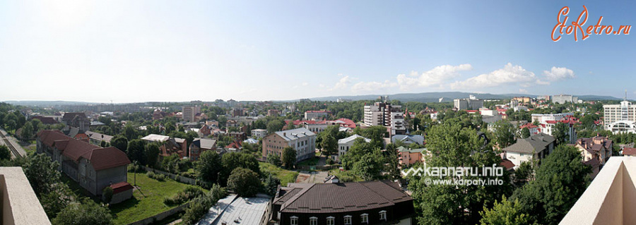 Трускавец - Панорама Трускавця.