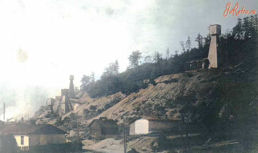 Трускавец - Орівські  нафтові копаьні.  1920 р.