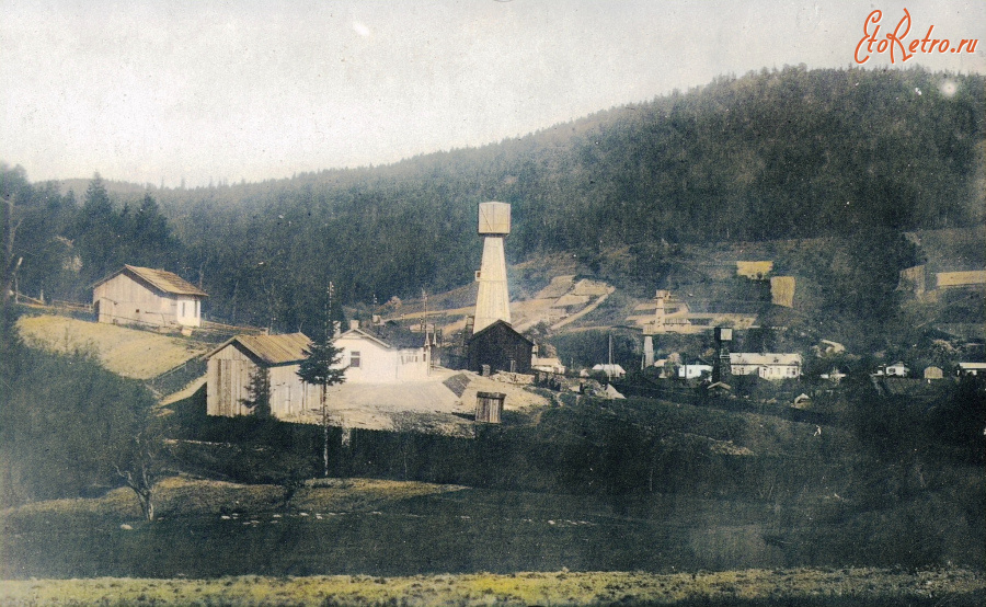 Трускавец - Орівські  нафтові копаьні.  1920 р.