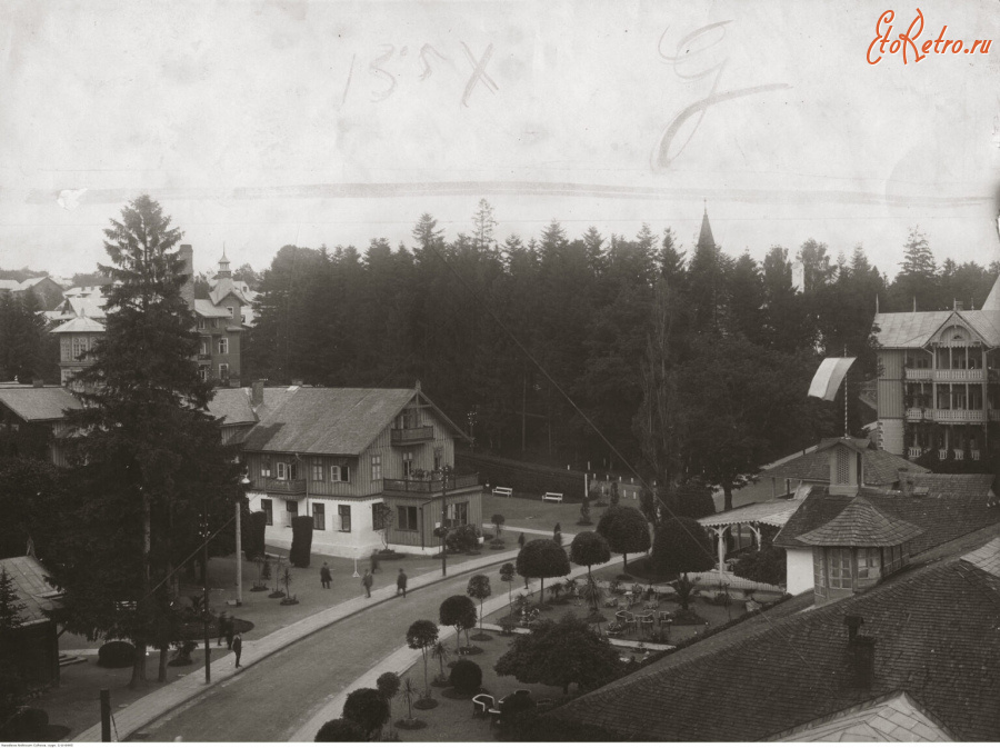 Трускавец - Трускавець.  Вид на центральну частину курорта.