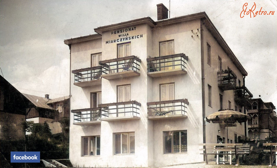 Трускавец - Трускавець. Вул.Річки.  Вілла Мартинських (власники вілли з Катовіце).