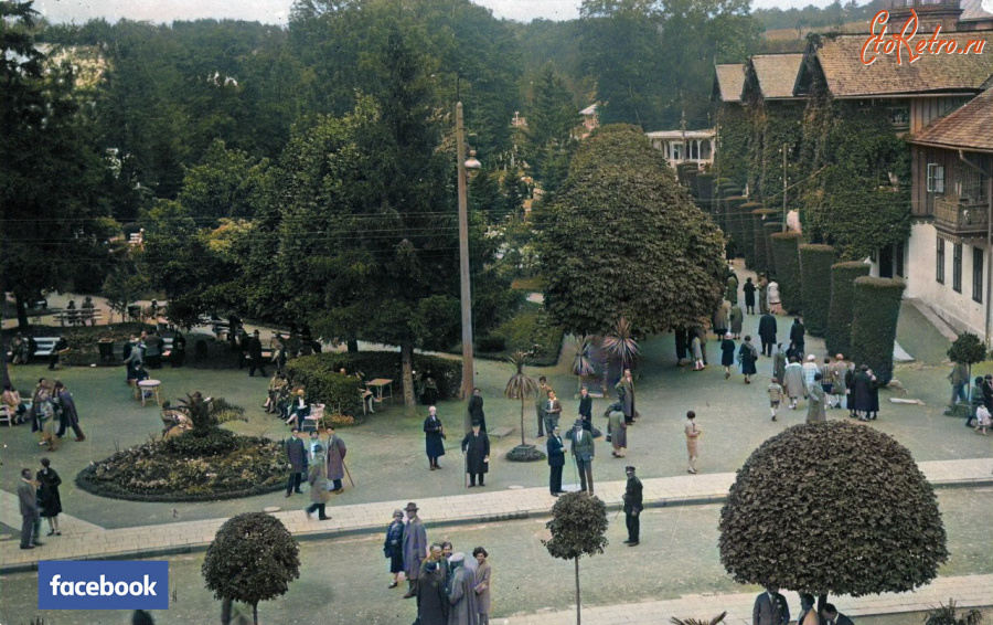 Трускавец - Трускавець.  Вид на курортний парк.