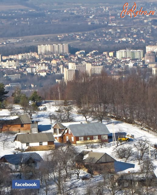 Трускавец - Вид Трускавця із гори с.Зимівки