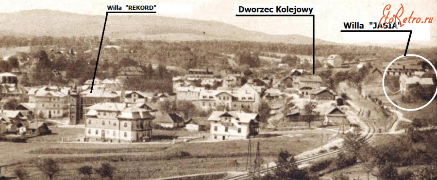 Трускавец - Трускавець . Вид на віллу 