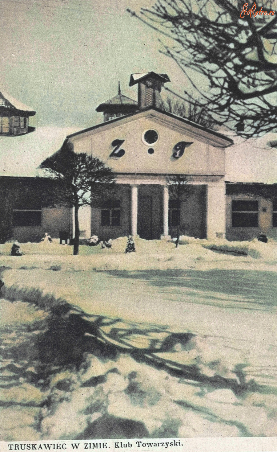 Трускавец - Трускавець  взимку.  Товариський клуб.