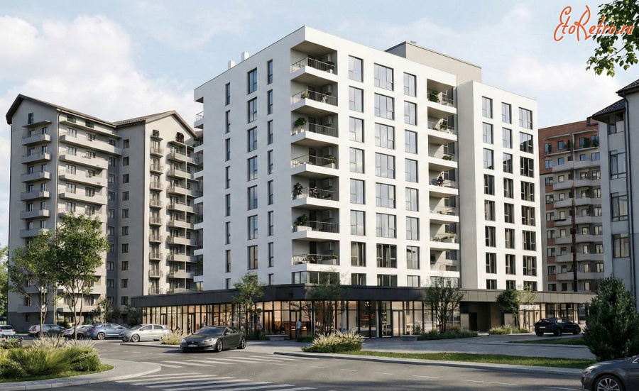 Трускавец - Трускавець.  Нові будівлі міста.