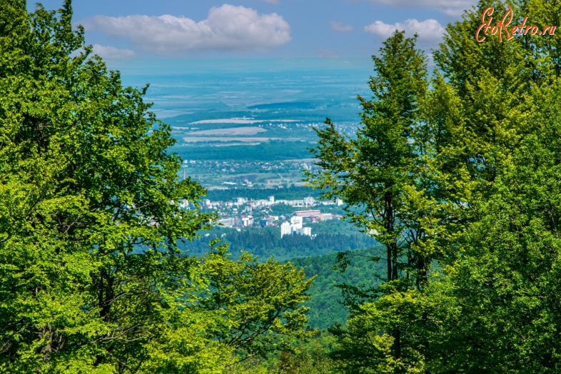 Трускавец - Вид Трускавця з гори.