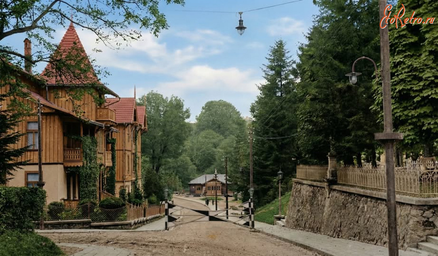 Трускавец - Трускавець.  Вулиця Міцкевича.