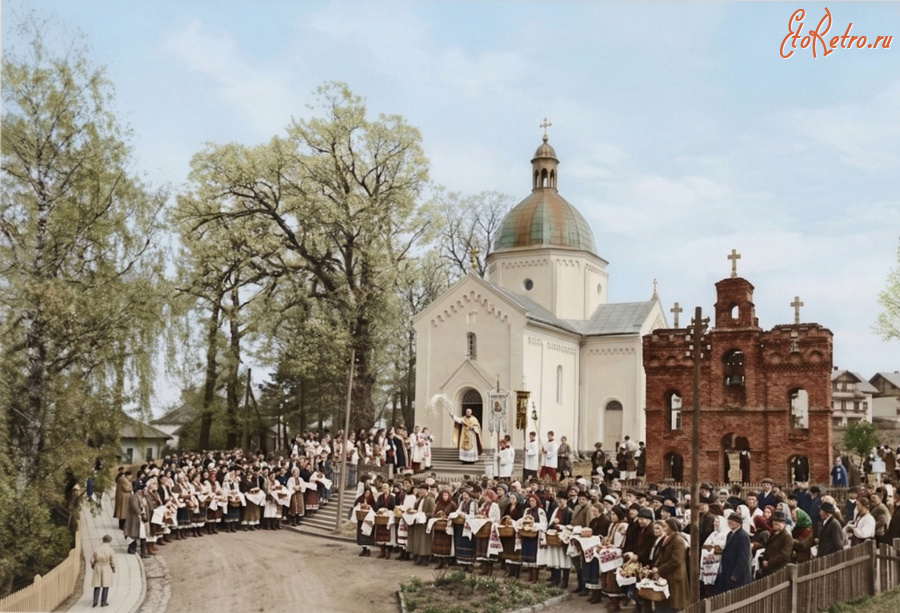 Трускавец - Трускавець.  Святкування Великодня.