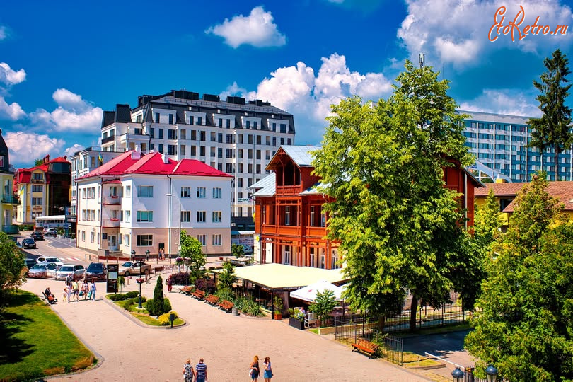 Трускавец - Трускавець.  Вулиця Шевченка.