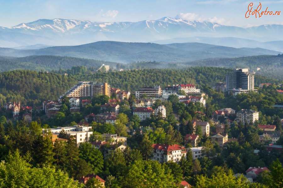 Трускавец - Панорама Трускавця.