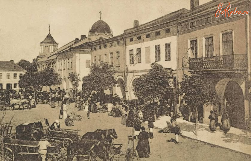 Жолква - Жовква.  Ринкова площа. Поч ХХ ст.