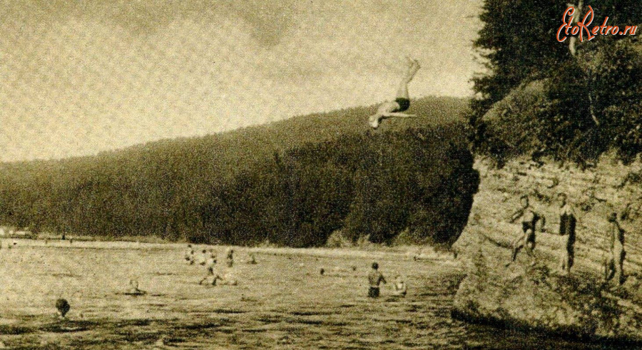 Сколе - Сколе.  Скеля на річці Опір.