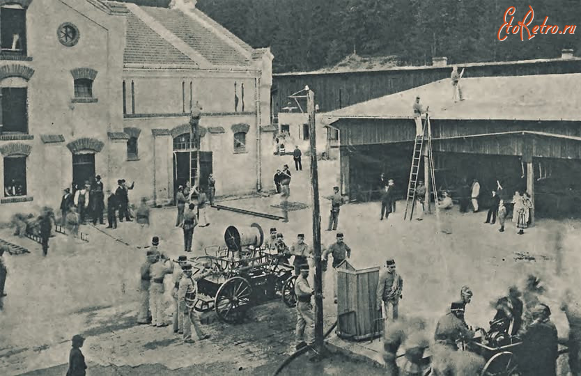 Сколе - Сколе.  Працівники пожежної служби.