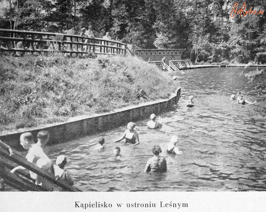 Брюховичи - Брюховичі.  Купальний басейн в лісному масиві.