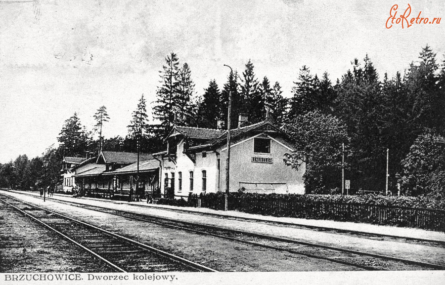 Брюховичи - Брюховичі. Залізничний вокзал.
