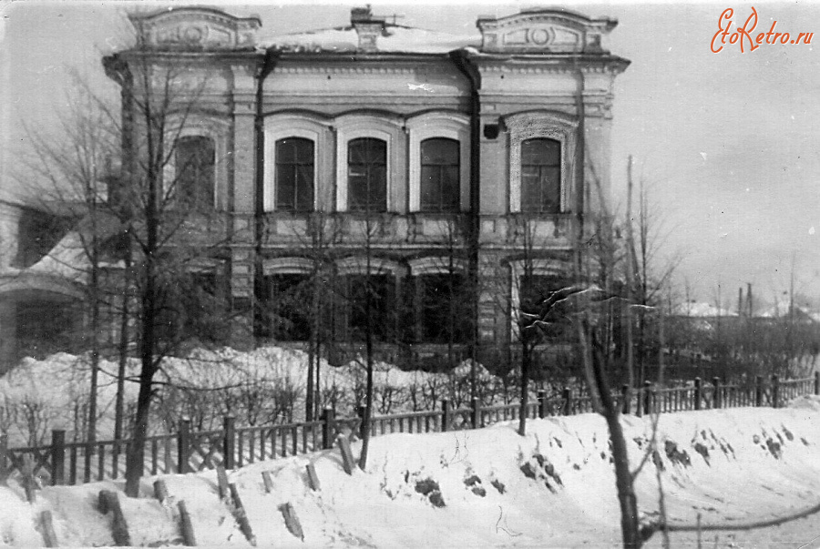 Вязники - Старое здание редакции и типографии газеты «Маяк».