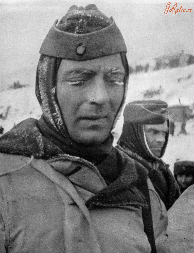 Волгоград - Пленный немецкий солдат в Сталинграде. Январь 1943 года.
