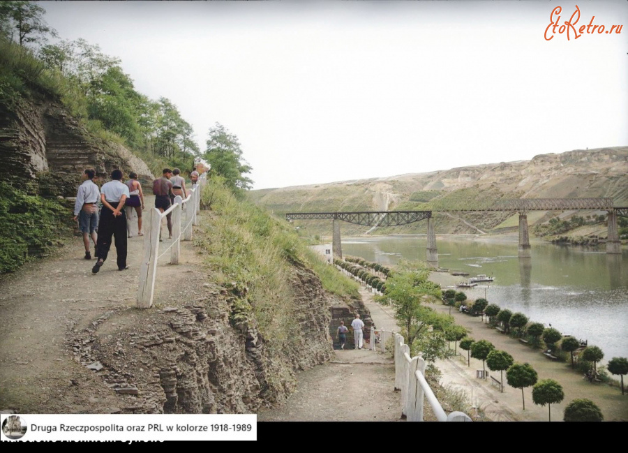 Залещики - Заліщики.  Набережна  Дністра.