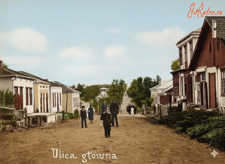 Копычинцы - Копичинці.  Вулиця Головна. Поч.ХХ ст.