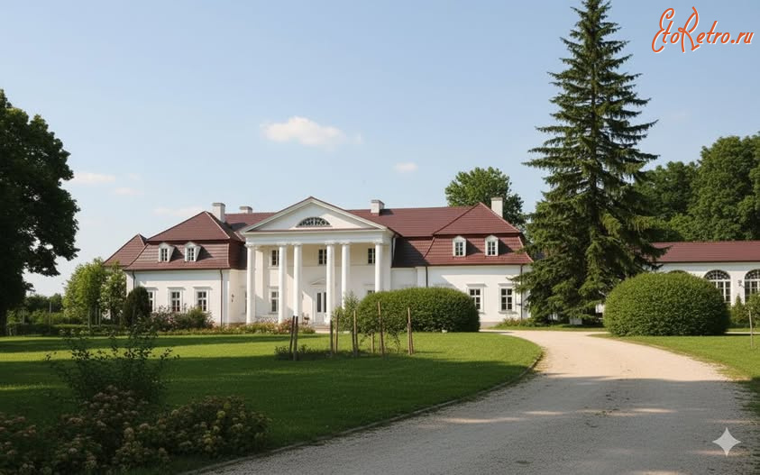 Копычинцы - Копичинцці.  Палац Баворовських. Поч.ХХ ст.