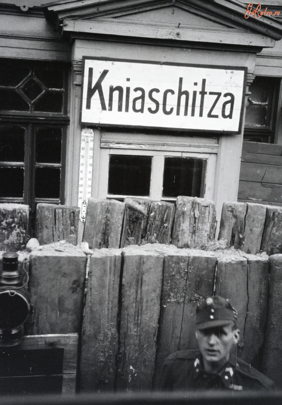 Витебск - Железнодорожный вокзал станции Княжица во время немецкой оккупации 1941-44 гг в Великой Отечественной войне
