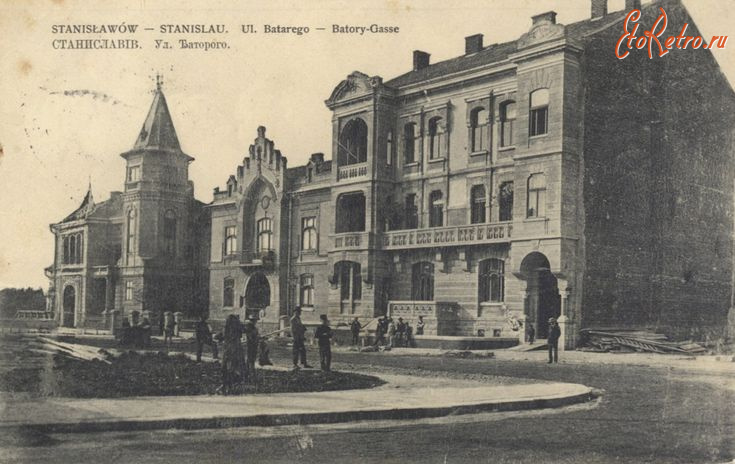 Ивано-Франковск - Станіславів.  Вул.Баторого.