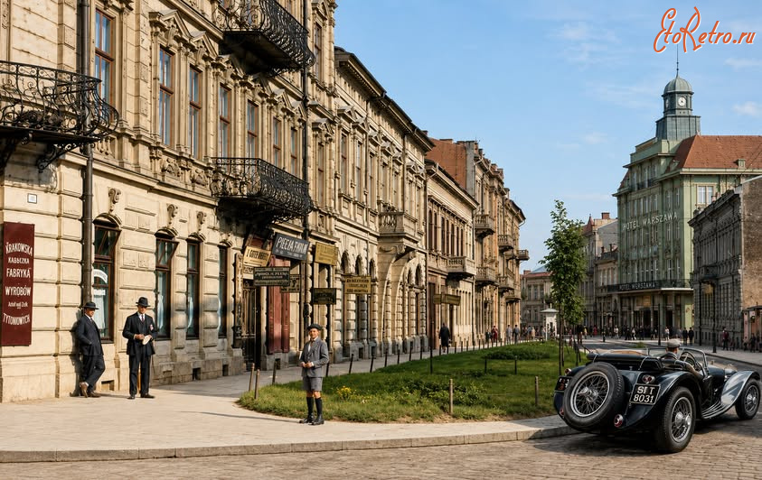 Ивано-Франковск - Транспорт  на вулицях Станіславова.