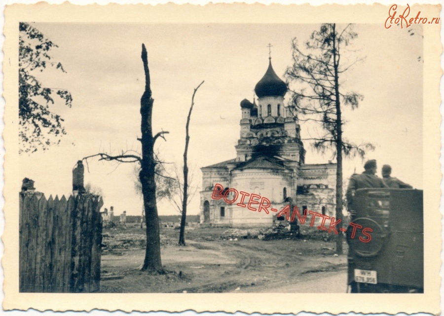 Улла - Церковь Троицы Живоначальной в Улле Витебской области во время немецкой оккупации 1941-1944 гг