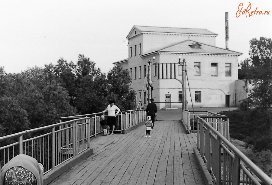 Семилуки - На подвесном мосту около Дачи И.С. Башкирцева