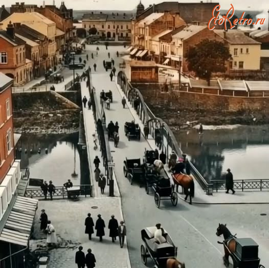 Ужгород - Старий Ужгород. Сцена на мосту.