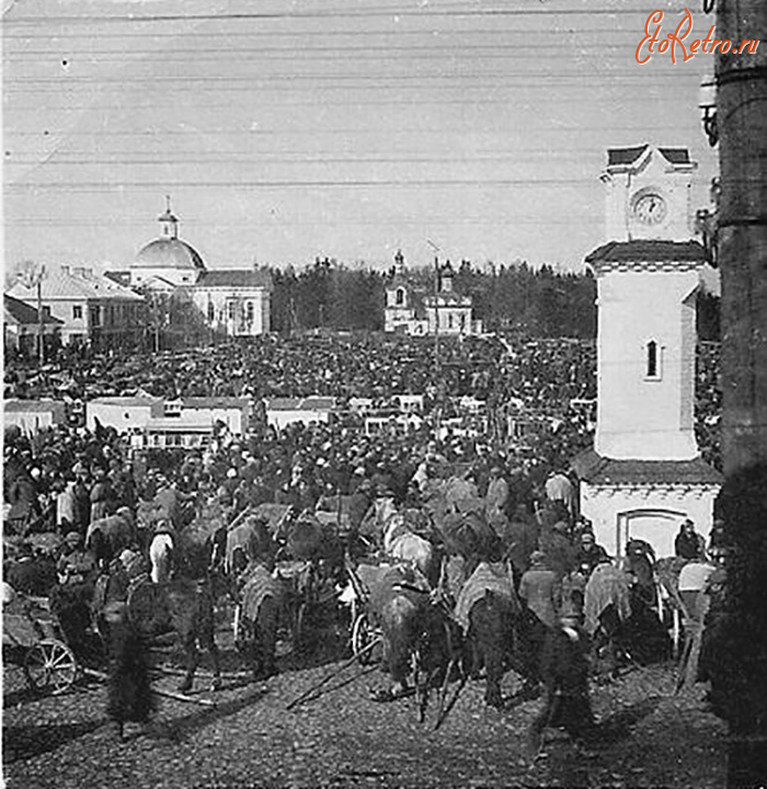 Щучин - Базарная площадь.