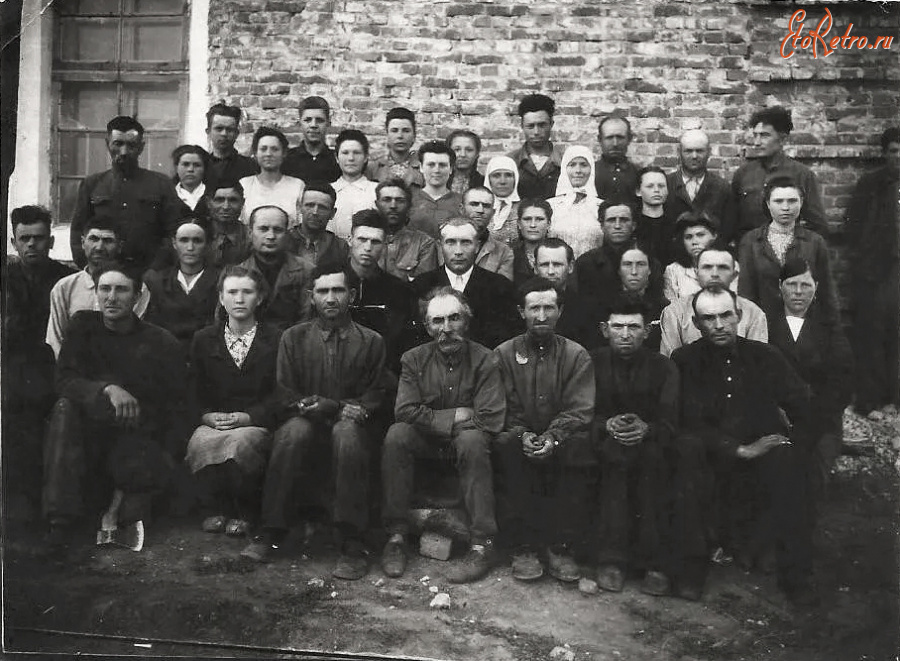 Эртиль - Копыл. Работники МТС.