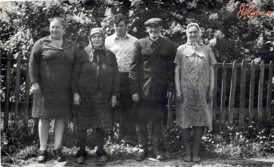 Эртиль - Жители села Ростоши.