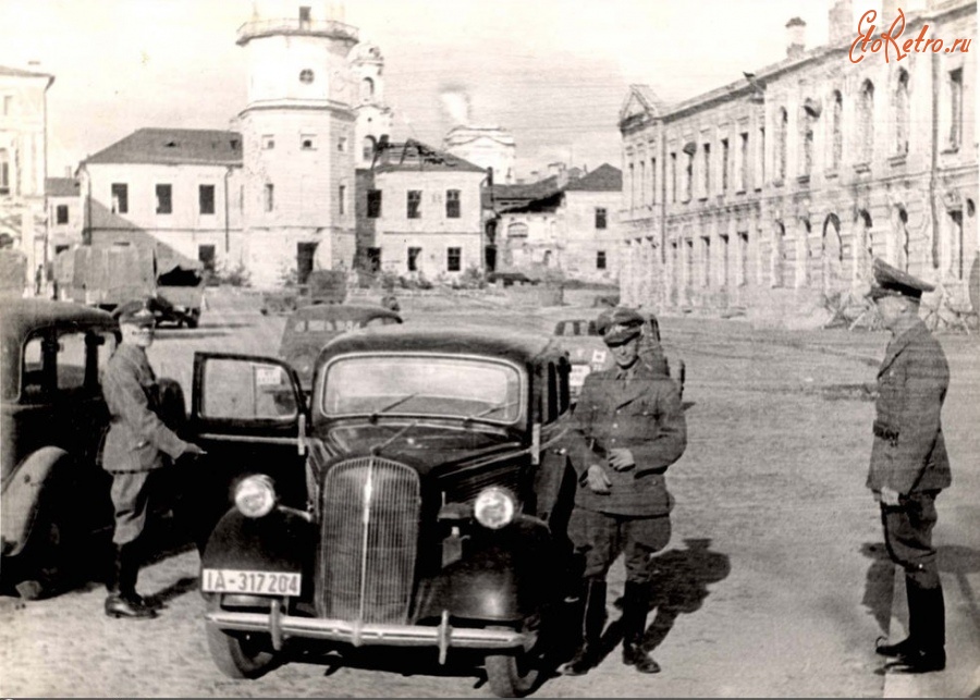 Могилёв - Оперативный штаб рейхсляйтера Розенберга прибыл в Могилёв