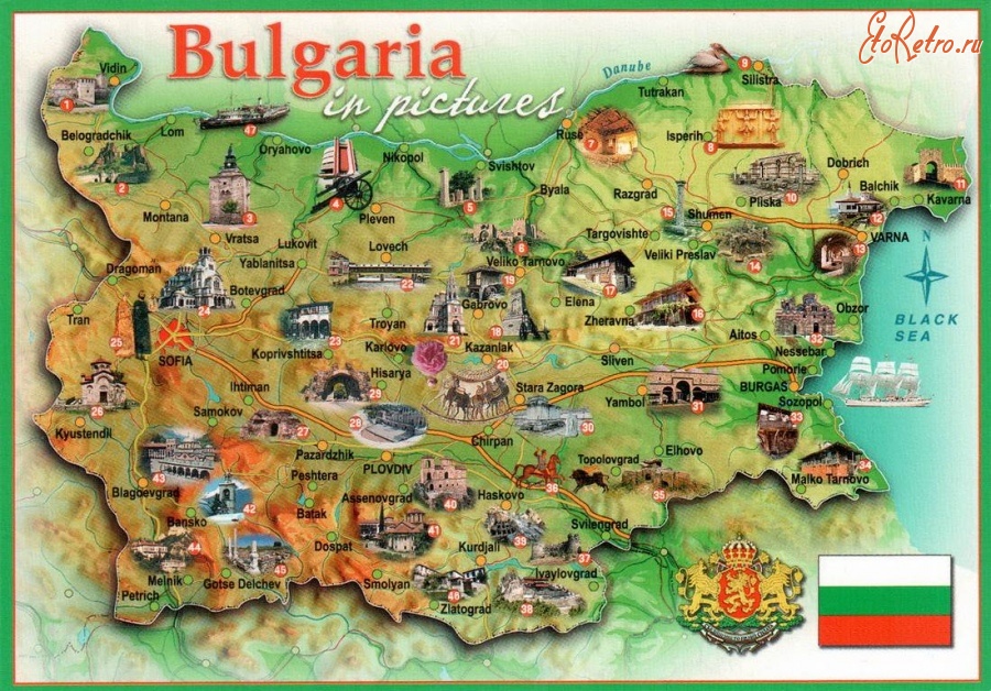 Фото болгария на карте