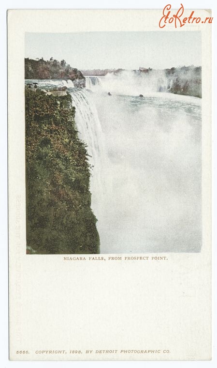 Штат Нью-Йорк - Ниагарский водопад, 1898