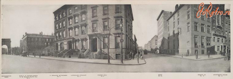 Нью-Йорк - Манхэттен. Пятая авеню от начала и до конца, 1911