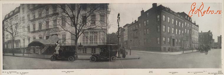 Нью-Йорк - Манхэттен. Пятая авеню, 7-я и 8-я восточные улицы, 1911