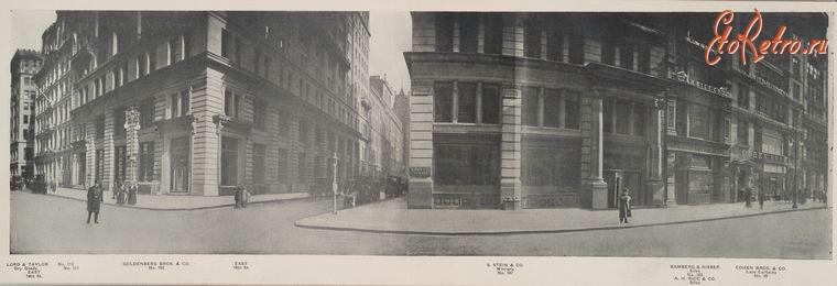 Нью-Йорк - Манхэттен. Пятая авеню и Восточная 19-я ул., 1911