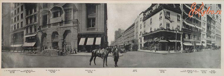 Нью-Йорк - Манхэттен. Пятая авеню и Западная 46-я ул., 1911