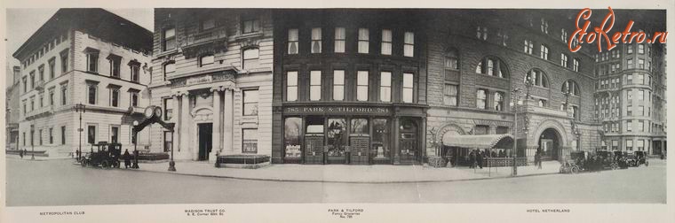 Нью-Йорк - Манхэттен. Пятая авеню , 1911