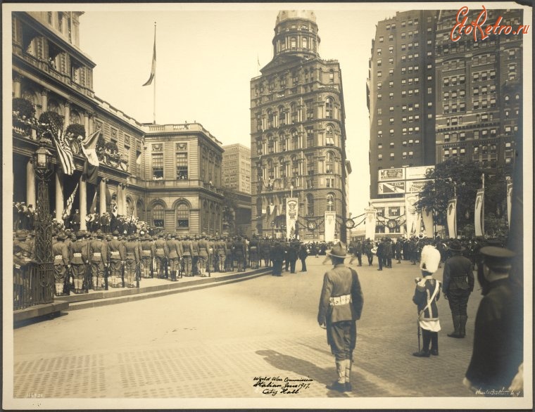 Нью-Йорк - Манхэттен. Военная комиссия Италии, 1917