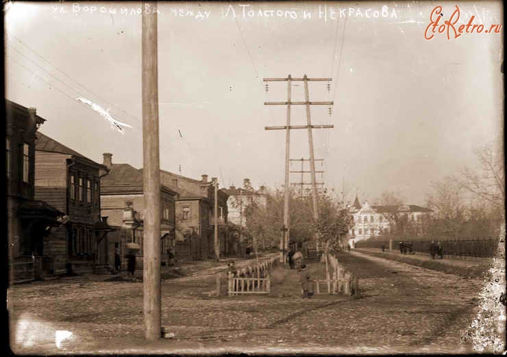 Самара - Самара. Улица Ворошилова (Ленинская) от Некрасовской к Льва Толстого