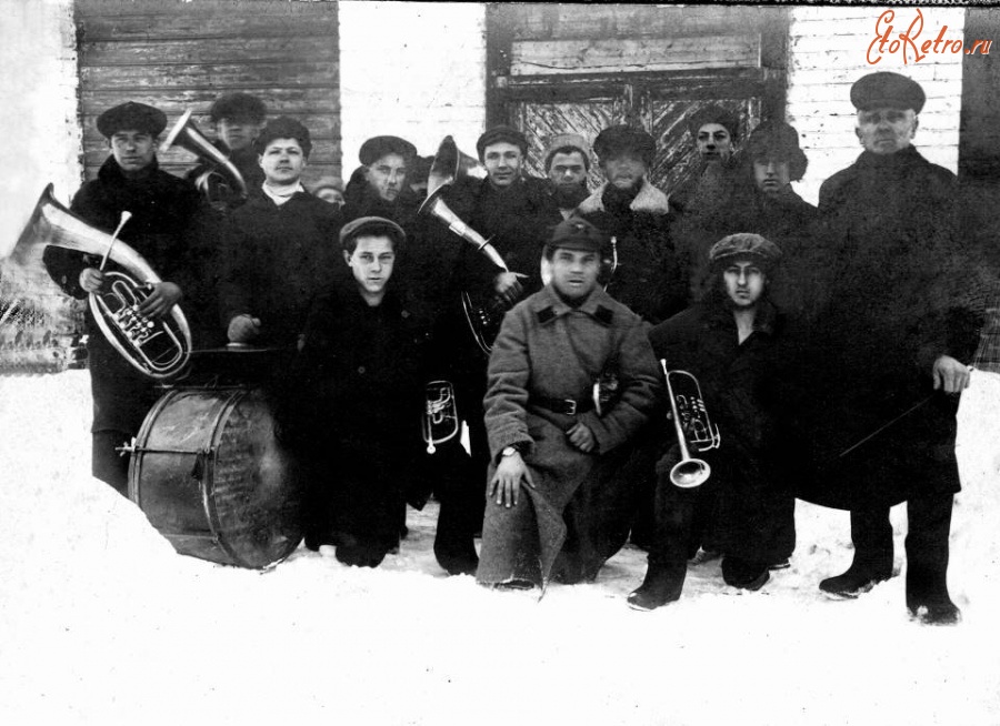 Павловская Слобода - Духовой оркестр с дирижером